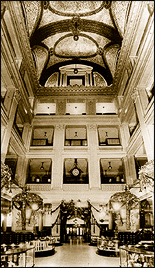 The rotunda at Marshall Field's State Street store, circa 1927
