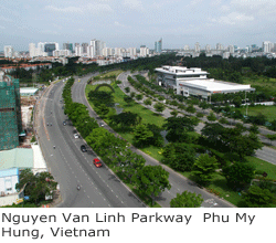 Nguyen Van Linh Parkway  Phu My Hung, Vietnams