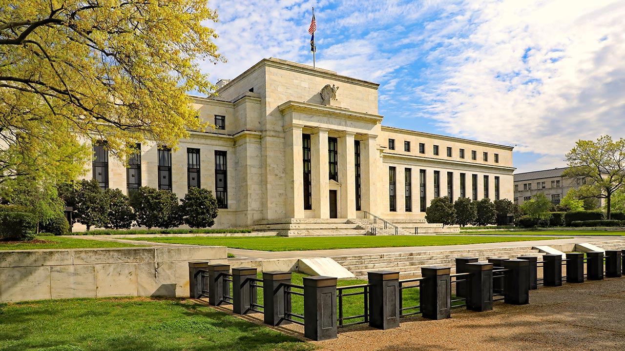 Federal Reserve building in Washington.