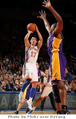 New York Knicks basketball sensation Jeremy Lin